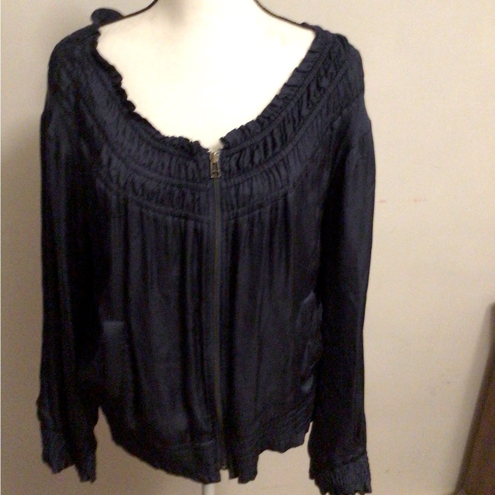 LOVE SAM Embroidered bomber jacket SZ S # casual # embroidery